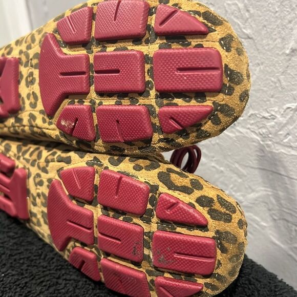 🔥 UGG Australia Mina Moccasins Slip-on Suede Leopard Print Driving Loafers - EU - Picture 9 of 11